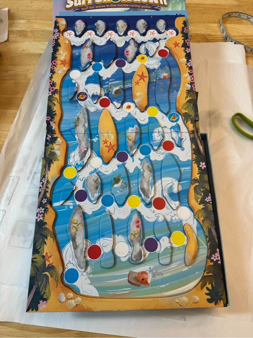 Disney Lilo & Stitch Surf Showdown Game - like new; small tear on side of box
